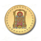 24K Gold Foil Laxmi With Balaji Coin & Bar