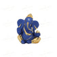24K Gold Foil Topi Ganesha Idol