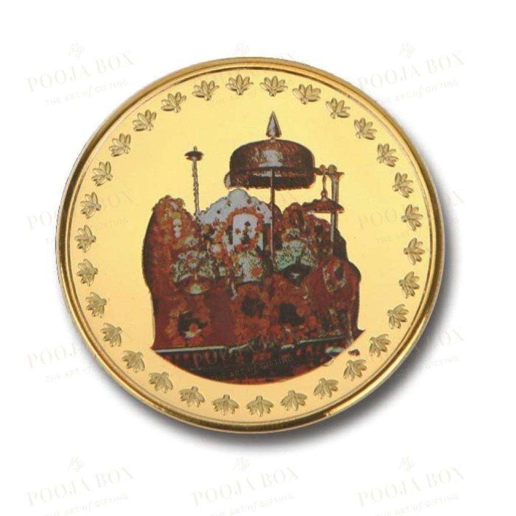 24K Gold Foil Vaishno Devi Coin & Bar