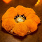 Decorative Yellow Pompom T-Light Diya
