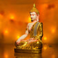 Golden Buddha Idol in Earth Touching Position