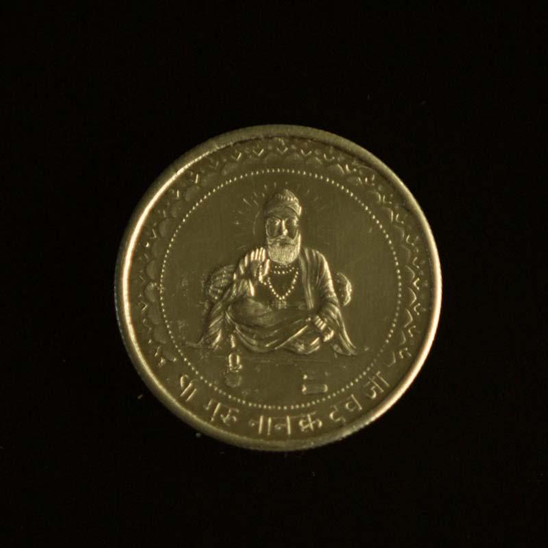 Guru Nanak Silver Coin 10gm