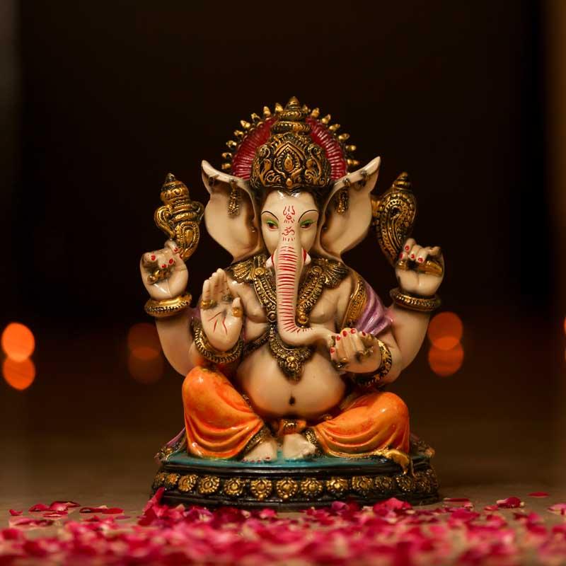 Graceful Divine Lord Ganesha Idol Showpiece for Home Decor & Gifting