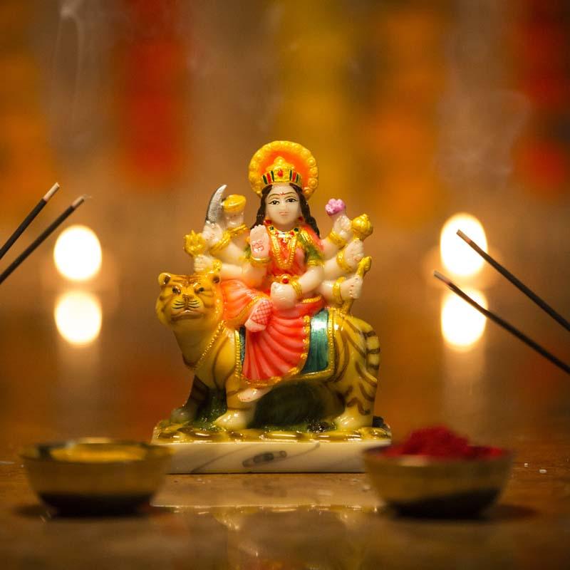 Beautiful Multicolor Durga/Mata Rani Idol