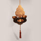 Elegant Handcrafted Copper Trinity Diya Tlight Holder Hanging
