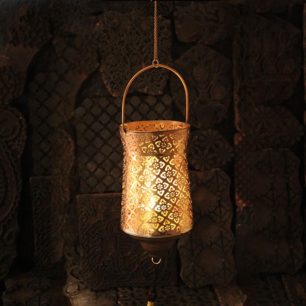 Exquisite Kamandal-Shaped Tlight Holder Hanging