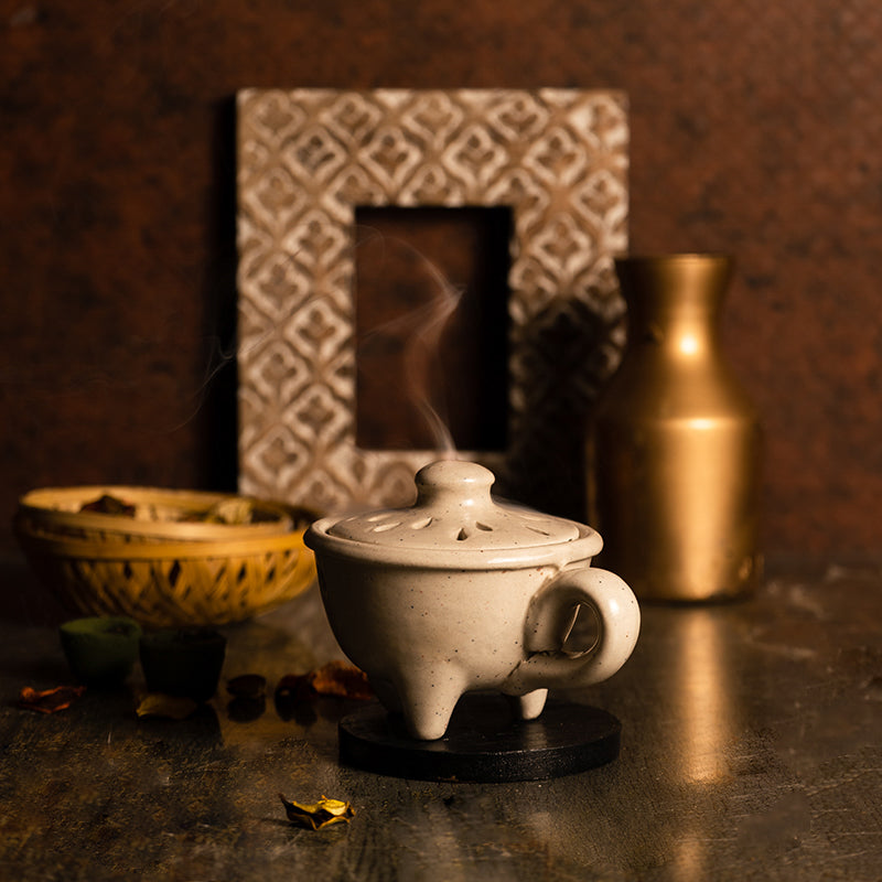 Classic Ceramic Incense & Dhoop Burner