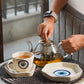 Evil Eye Cup and Saucer Set