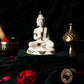Magnificient Buddha Gold Plated Marble Idol