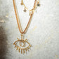Gorgeous Star & Evil Eye Charm Necklace