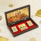 24K Gold Foil Shrinathji Pooja Box