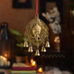 Antique Brass Leaf Ganesh Door Hanging