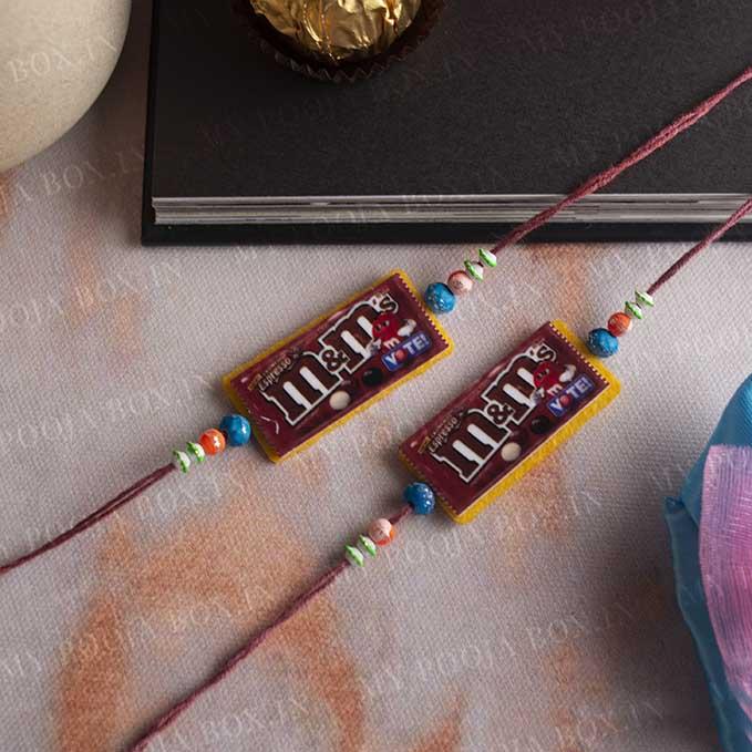 Chocolate Lover Quirky Rakhi (Set of 2)