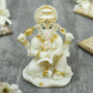 Divine Book Reading Marble Ganesha Idol/Murti
