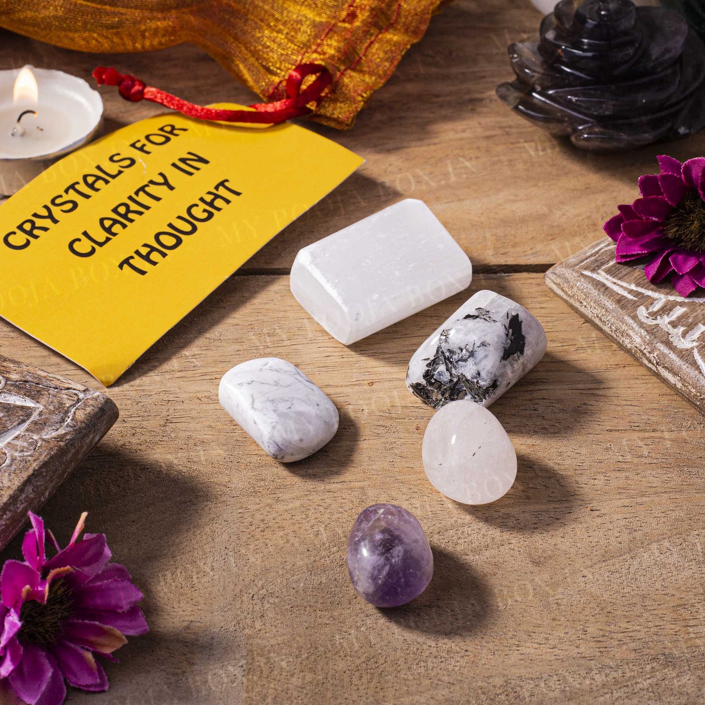 Clarity in Thought Crystal Healing Tumble Stone Set