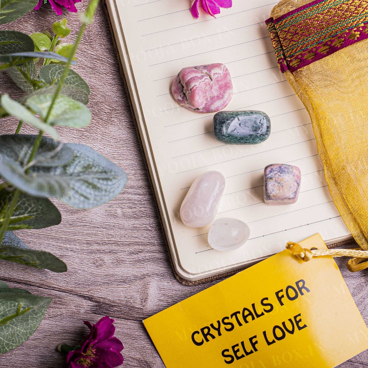 Self Love Crystal Healing Tumble Stone Set