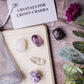 Crown Chakra Crystal Healing Tumble Stone Set