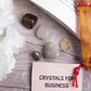Business Crystal Healing Tumble Stone Set