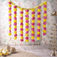 Incredible Floral Pink Yellow Backdrop Decoration