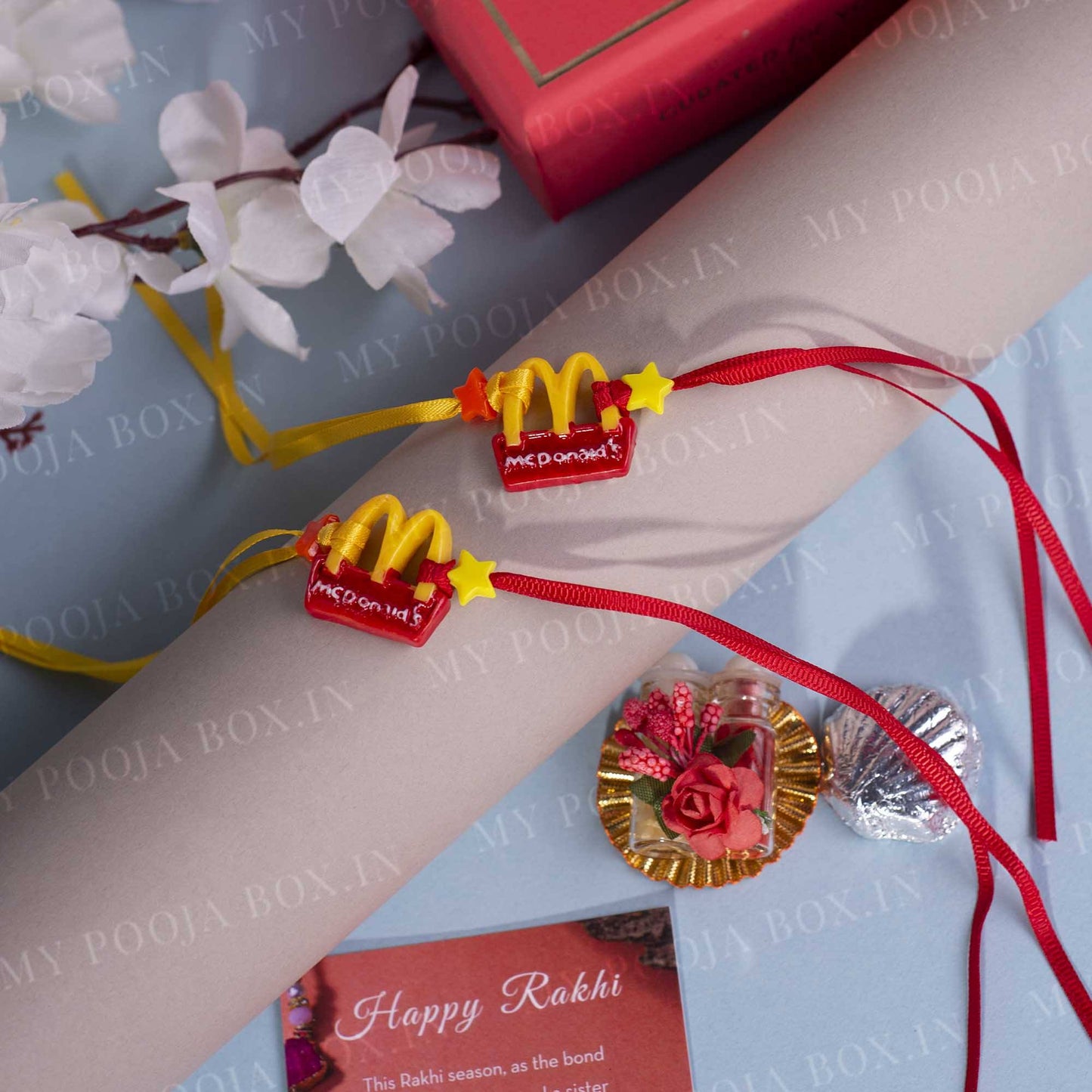 Foodie Brother Quirky Rakhi (Set of 2)