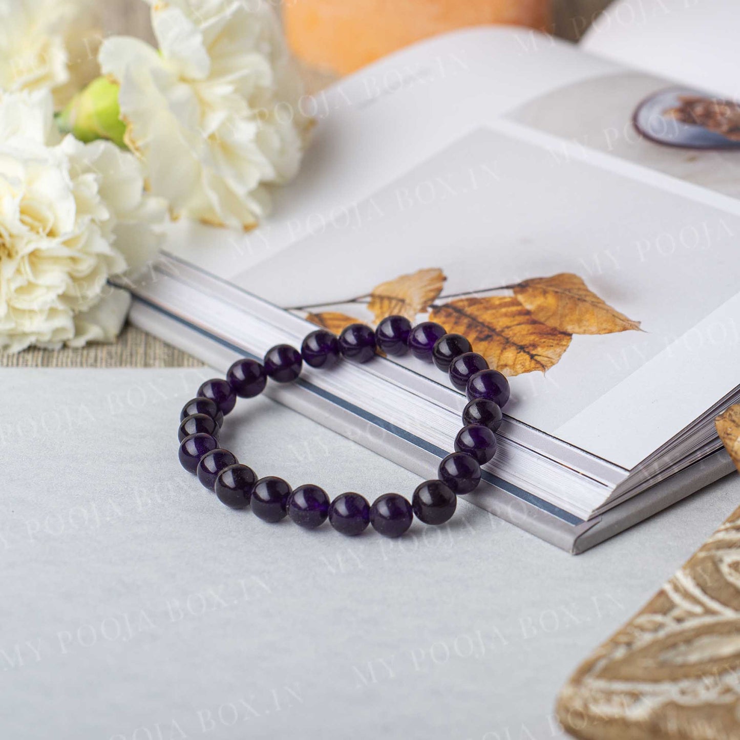 Amethyst Crystal Healing Bracelet | Protection & Spirituality