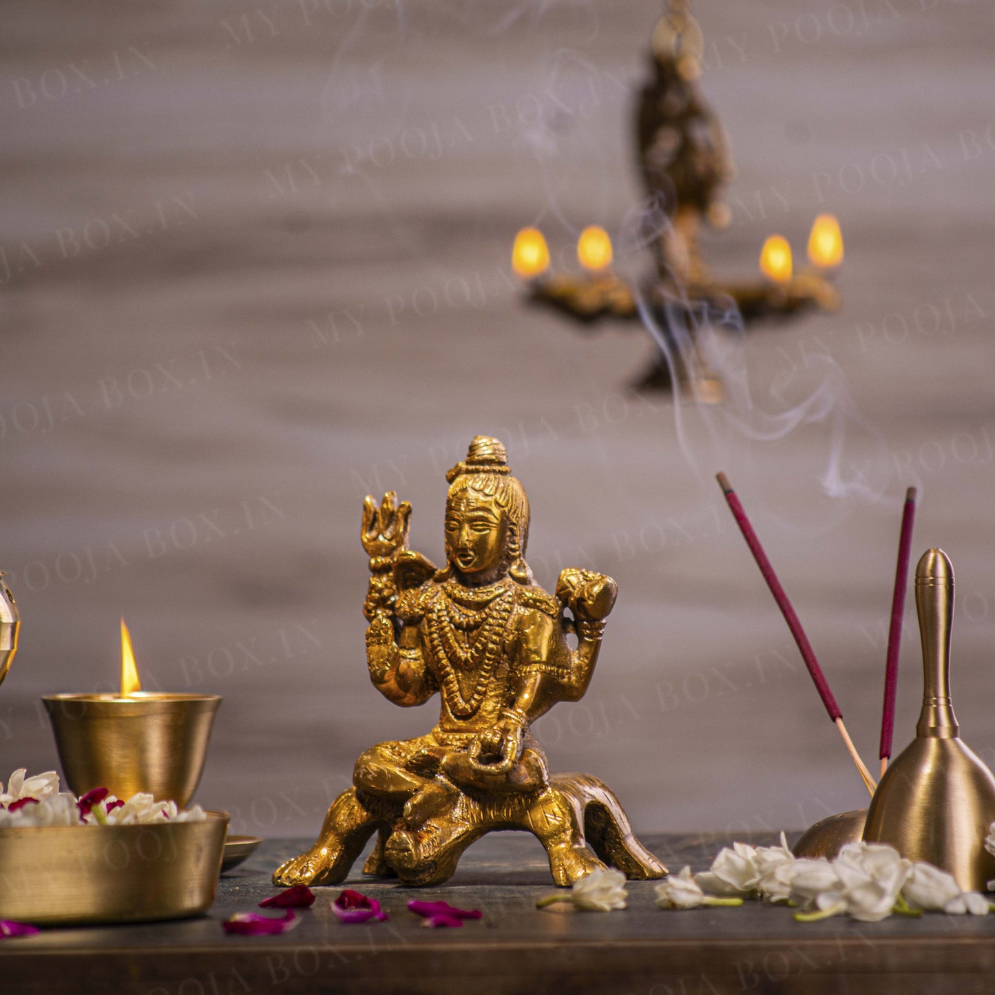 Auspicious Lord Shiva Brass Idol