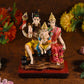 Divine Colorful Shiv Parivar Statue