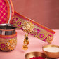 Precious Pink Karwa Chauth Thali Set