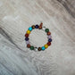 Multi Color Sparkle Round Bracelet