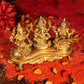 Antique Brass Laxmi Ganesh Saraswati