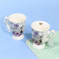Violet Cage Theme Vintage Tea Cups (Set of 2)
