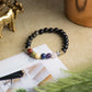 Obsidian & Seven Chakra Natural Crystal Healing Bracelet