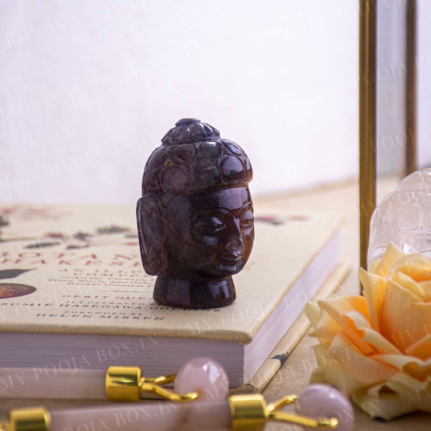 Fluorite Natural Crystal Buddha Head