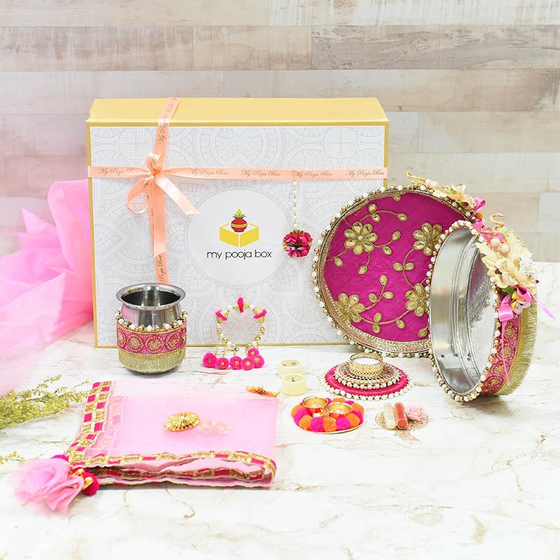 Pink Camellia Bridal Box