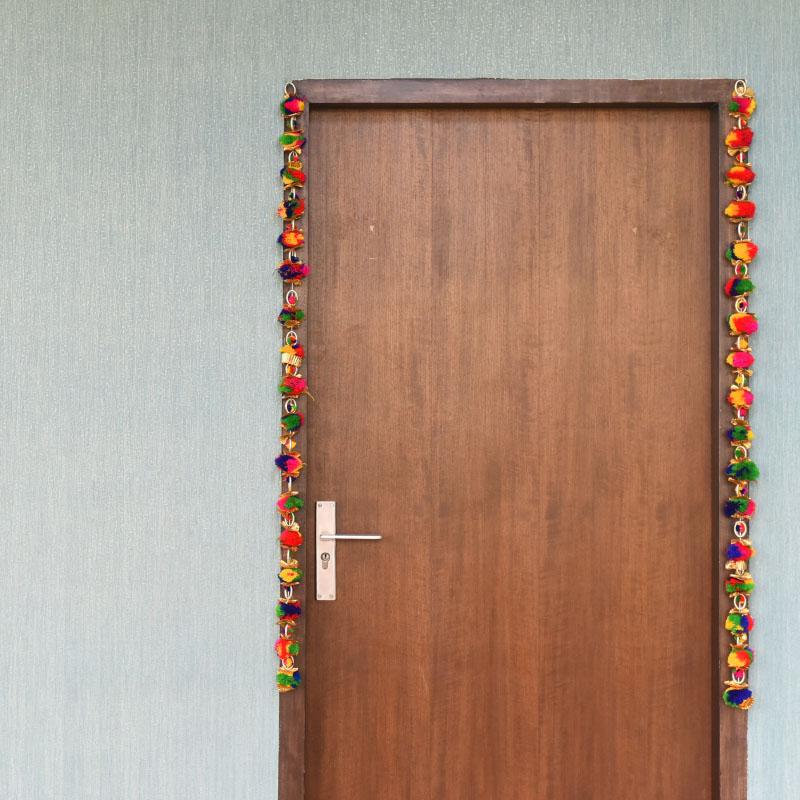 Traditional Multicolor Door Hangings