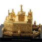 24K Gold Foil Golden Temple Window