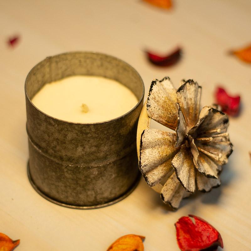 Scented Floral Candle- Small