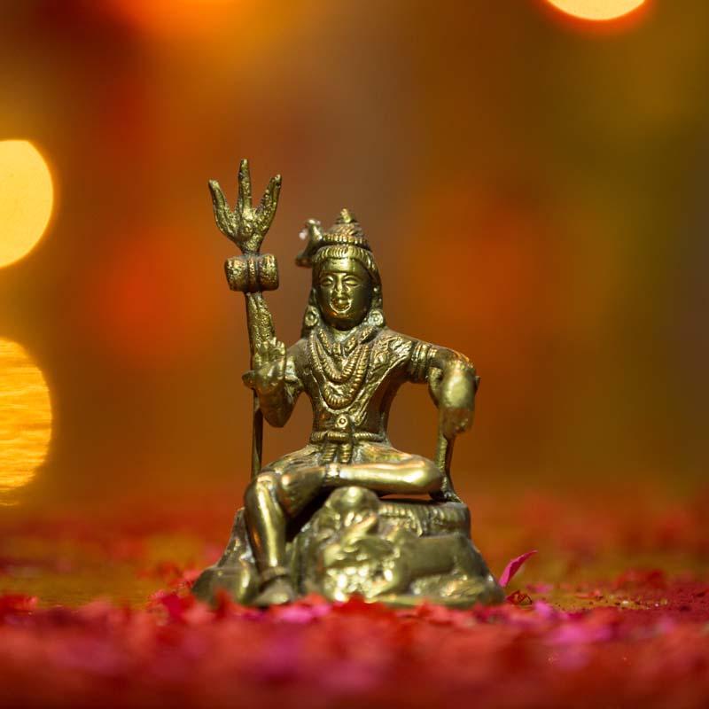 Auspicious Lord Shiv Brass Idol