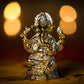 Lord Ganesha Golden Silver Idol