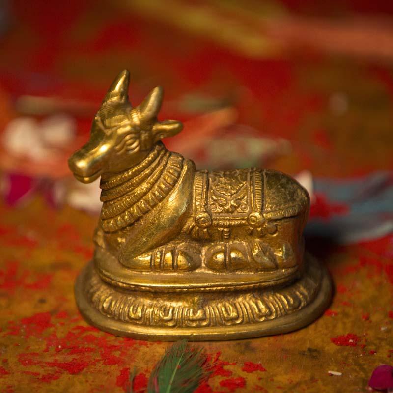 Nandi Idol (Brass)