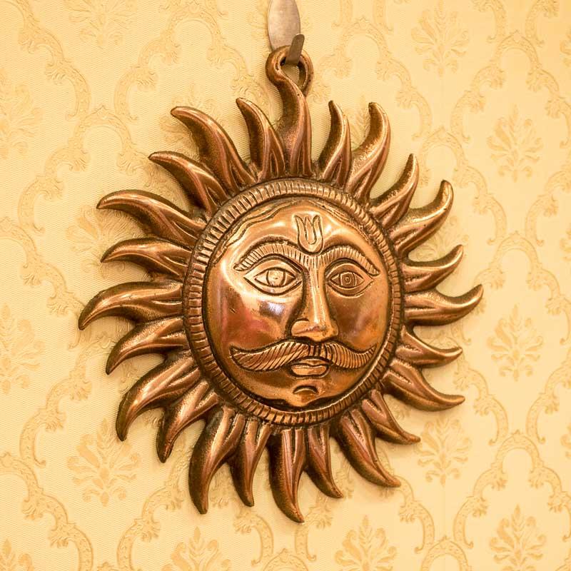 Sun God/Surya Metal Wall Hanging