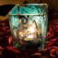Decorative Glitter Glass Candle | Tealight Holder