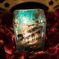 Decorative Glitter Glass Candle | Tealight Holder