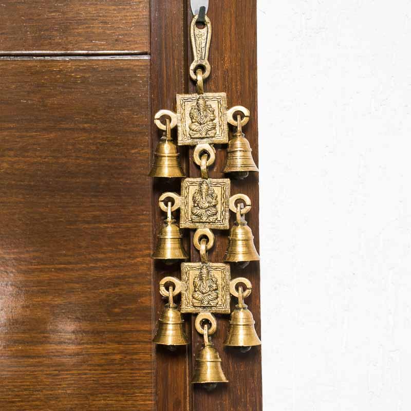 Beautiful Brass Door/Wall Hanging 7 Bells