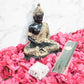 Exquisite Buddha Idol & Multipurpose Incense Holder with Incense Sticks