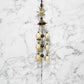 Feng Shui Buddha Metal Coin Bell Wind Chime with Horse Trinkets