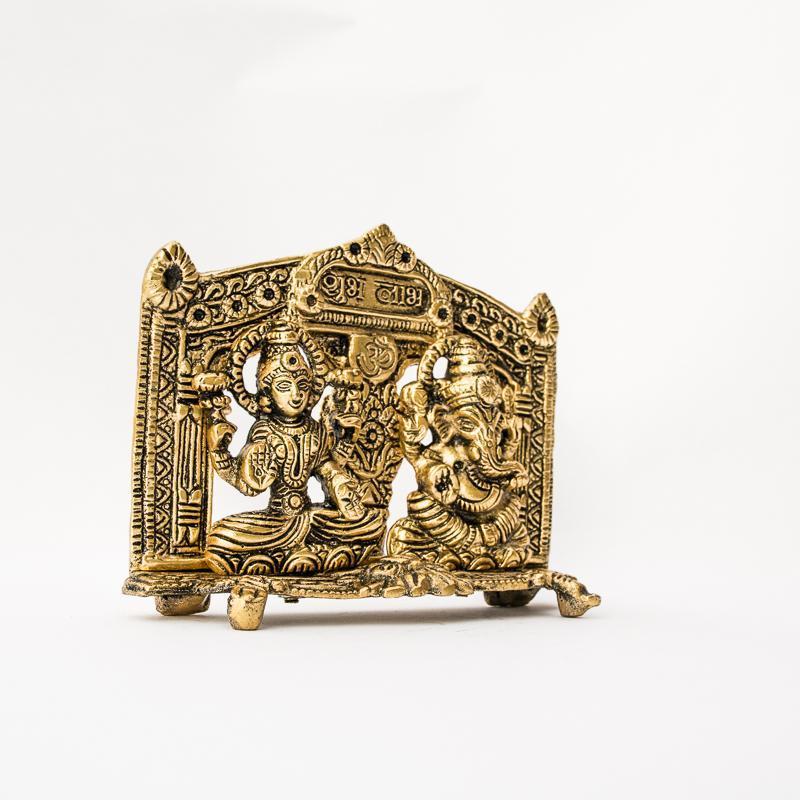 Antique Gold Laxmi Ganesh Showpiece for Decor