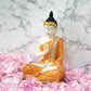 Meditating Polyresin Buddha Idol Showpiece for Home Decoration