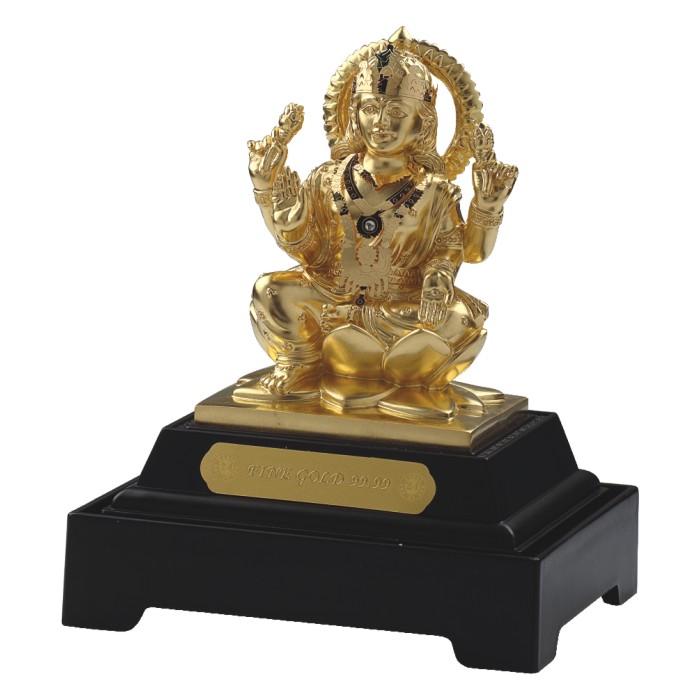 24K Gold Foil Small Goddess Laxmi Idol
