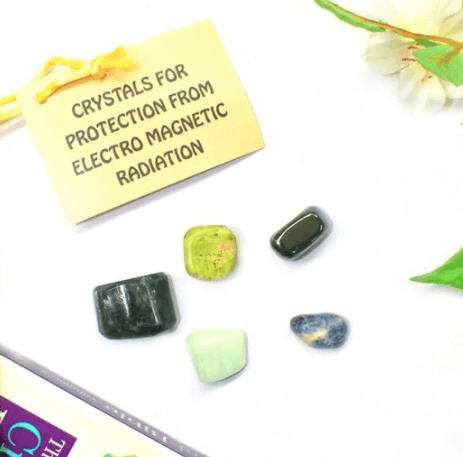 Crystal for Protection from Electro Magnetic Radiation